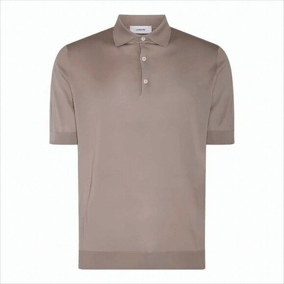 Lardini Short-Sleeved Polo Shirt With Classic Collar - NWT